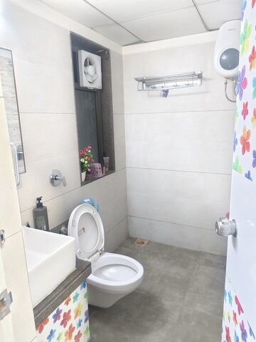 Bathroom in 3 BHK Apartment at Gala Eternia, Thaltej – for Rent