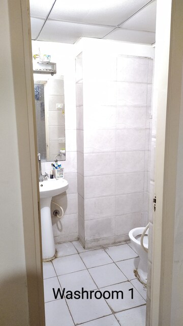 Bathroom in 3 BHK Apartment at Gaur City 1st Avenue, Sector 4 Greater Noida – for Rent