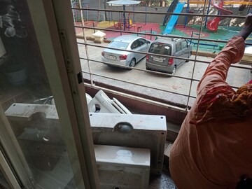Balcony in 3 BHK Apartment at Group Seven Rushi Heights, Goregaon East – for Sale