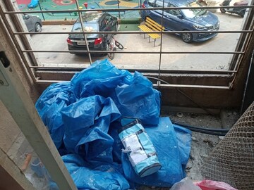 Balcony in 3 BHK Apartment at Group Seven Rushi Heights, Goregaon East – for Sale