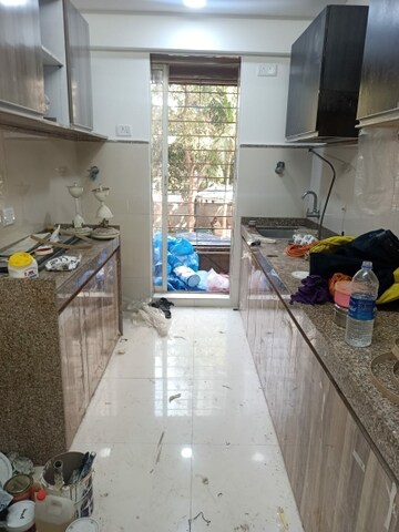 Kitchen in 3 BHK Apartment at Group Seven Rushi Heights, Goregaon East – for Sale