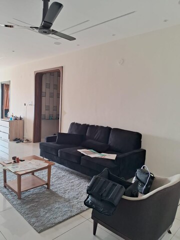 Living Room in 3 BHK Apartment at Ambience Courtyard, Manikonda – for Rent