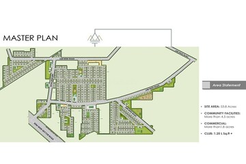 Floor Plan in 2.5 BHK Apartment at M3M Antalya Hills, Sector 79 – for Sale