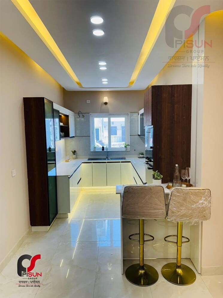 Kitchen, kharar mohali road 3 Bedroom 150 Sq.Yd. Builder Floor In Kharar Mohali Road Kharar 8153560