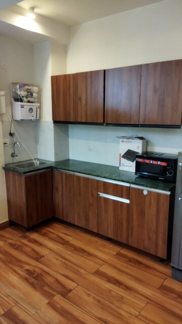 Kitchen in 1 BHK Builder Floor at Ansal Sushant Lok I, Sector 43 – for Rent