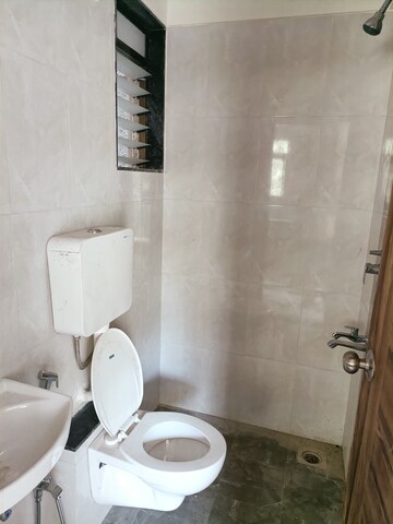 Bathroom in 1 BHK Apartment at K M Horizon Palms III, Owale – for Sale