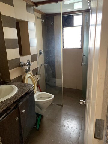 Bathroom in 3 BHK Penthouse at Vanshaj Opulence, Bavdhan – for Rent