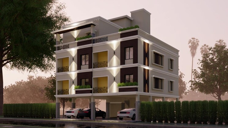Exterior View, jagamara 3 Bedroom 1911 Sq.Ft. Builder Floor In Jagamara Bhubaneswar 8153957