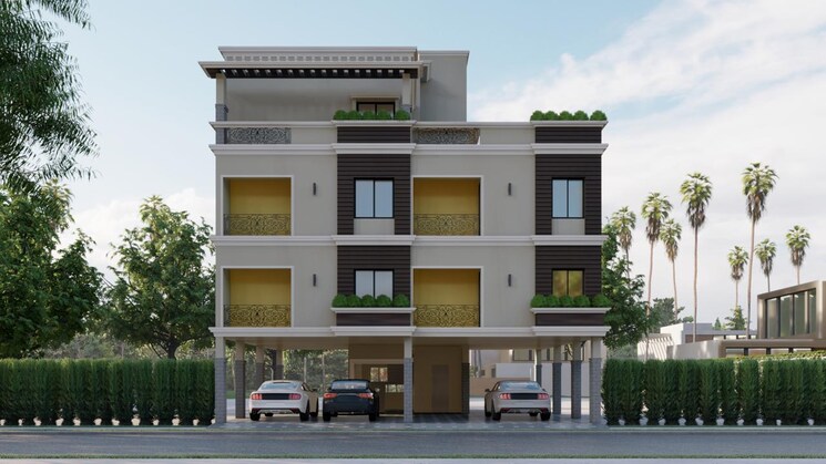 Exterior View, jagamara 3 Bedroom 1911 Sq.Ft. Builder Floor In Jagamara Bhubaneswar 8153957