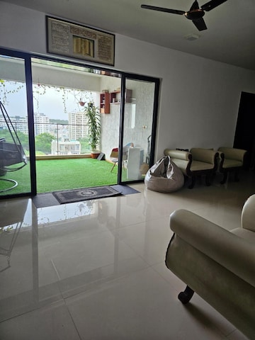 Living Room in 2 BHK Apartment at Acropolis Purple Nine Hills, Kondhwa – for Rent