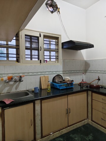 Kitchen in 2 BHK Builder Floor at Halasuru – for Rent