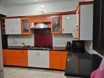 Kitchen in 4 BHK Builder Floor at Rajouri Garden – for Sale