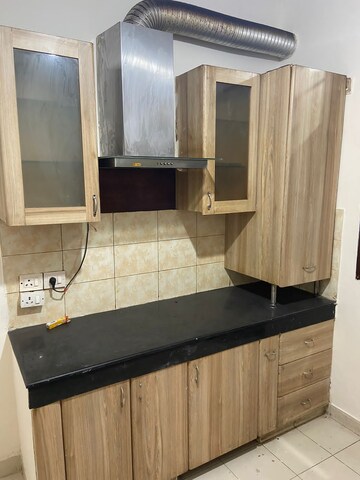 Kitchen in 3 BHK Builder Floor at Unitech Arcadia, South City 2 – for Rent