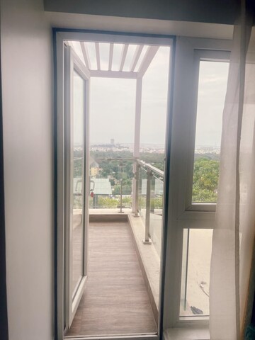 Balcony in 3 BHK Apartment at Sri Krishna Krishe Valley, Banjara Hills – for Rent