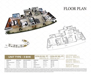 Master Plan in 3.5 BHK Apartment at Home and Soul F Premiere, Sector 25 Yamuna Expressway – for Sale