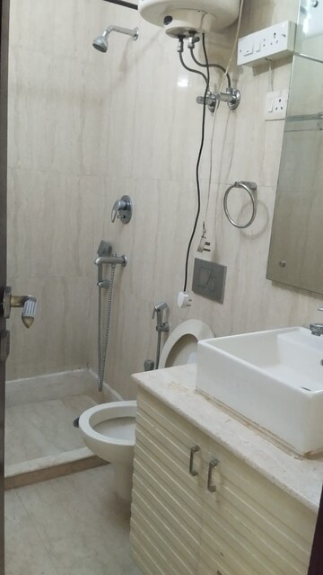 Bathroom in 3 BHK Builder Floor at Safdarjang Enclave – for Rent