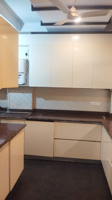 Kitchen in 3 BHK Builder Floor at Safdarjang Enclave – for Rent