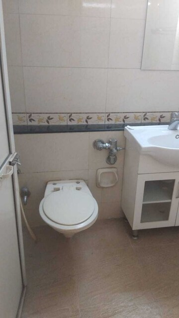 Bathroom in 1 BHK Apartment at Gurukrupa CHS Goregaon, Goregaon East – for Rent