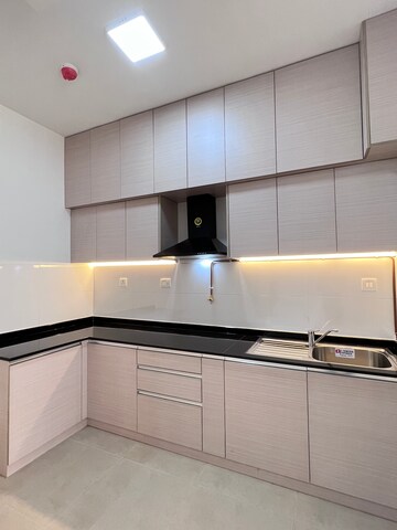 Bathroom in 2 BHK Apartment at Bhartiya Nikoo Homes Phase 2, Thanisandra Main Road – for Rent