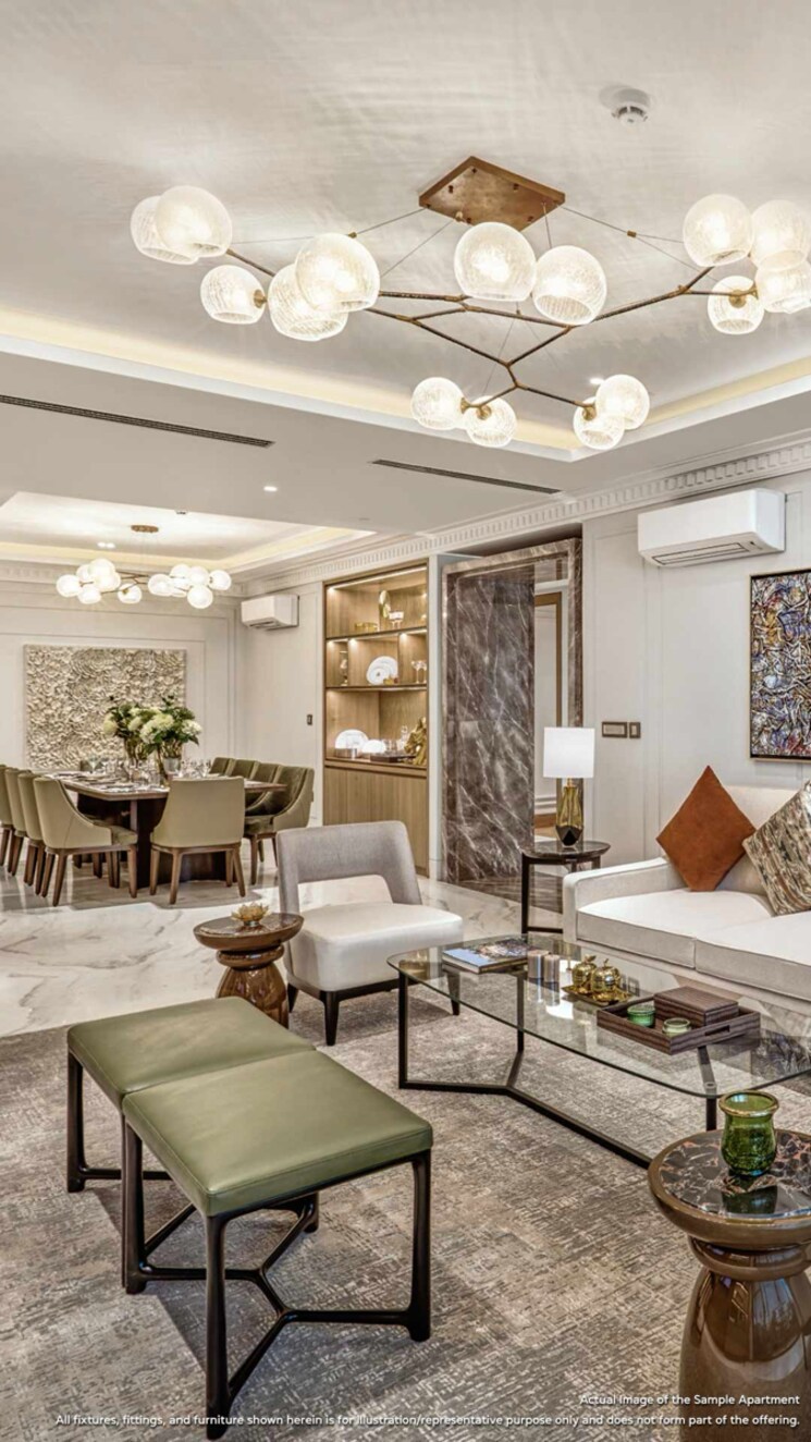 Living Room, dlf-the-grove 4 Bedroom 2430 Sq.Ft. Builder Floor In Dlf Phase V Gurgaon 8154833