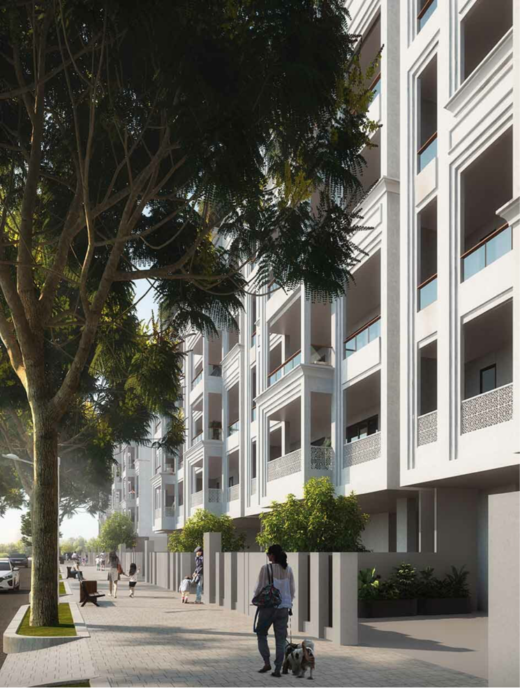 Exterior View, dlf-the-grove 4 Bedroom 2430 Sq.Ft. Builder Floor In Dlf Phase V Gurgaon 8154833