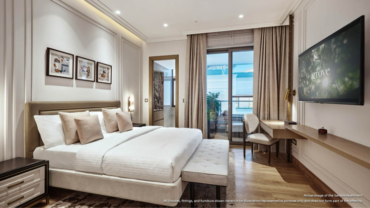 Bedroom, dlf-the-grove 4 Bedroom 2430 Sq.Ft. Builder Floor In Dlf Phase V Gurgaon 8154833