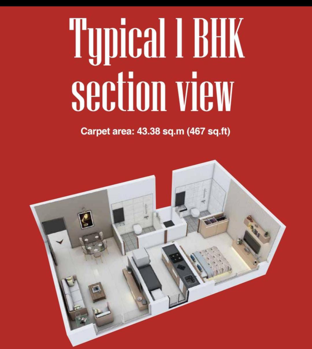 1 BHK Apartment For Sale in Paranjape Aspire