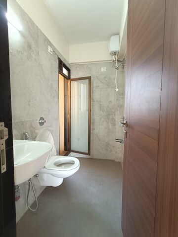 Bathroom in 1 BHK Apartment at Sunraj Supreme, Dombivli East – for Rent