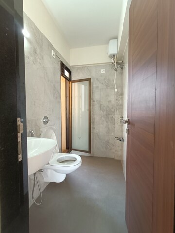 Bathroom in 1 BHK Apartment at Sunraj Supreme, Dombivli East – for Rent
