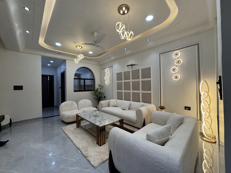 Living Room, skl-elite 3 Bedroom 1709 Sq.Ft. Apartment In Gandhi Path Jaipur 8155127