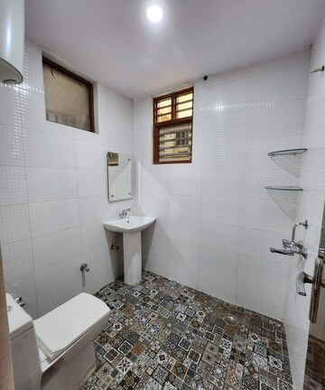 Bathroom in 1 BHK Builder Floor at Chattarpur – for Rent