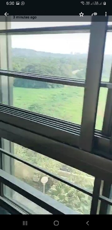 Balcony in 2.5 BHK Apartment at Oberoi Realty Woods, Goregaon East – for Rent