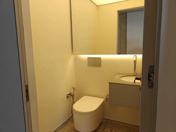 Bathroom in 3 BHK Apartment at Lodha The World Towers World One Tier 2, Worli – for Rent