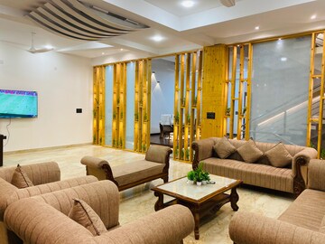 Living Room in 4 BHK Apartment at Mahagun Mezzaria, Sector 78 – for Rent