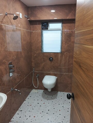 Bathroom in 3 BHK Apartment at Relliance Lashkaria Solitaire, Andheri West – for Sale
