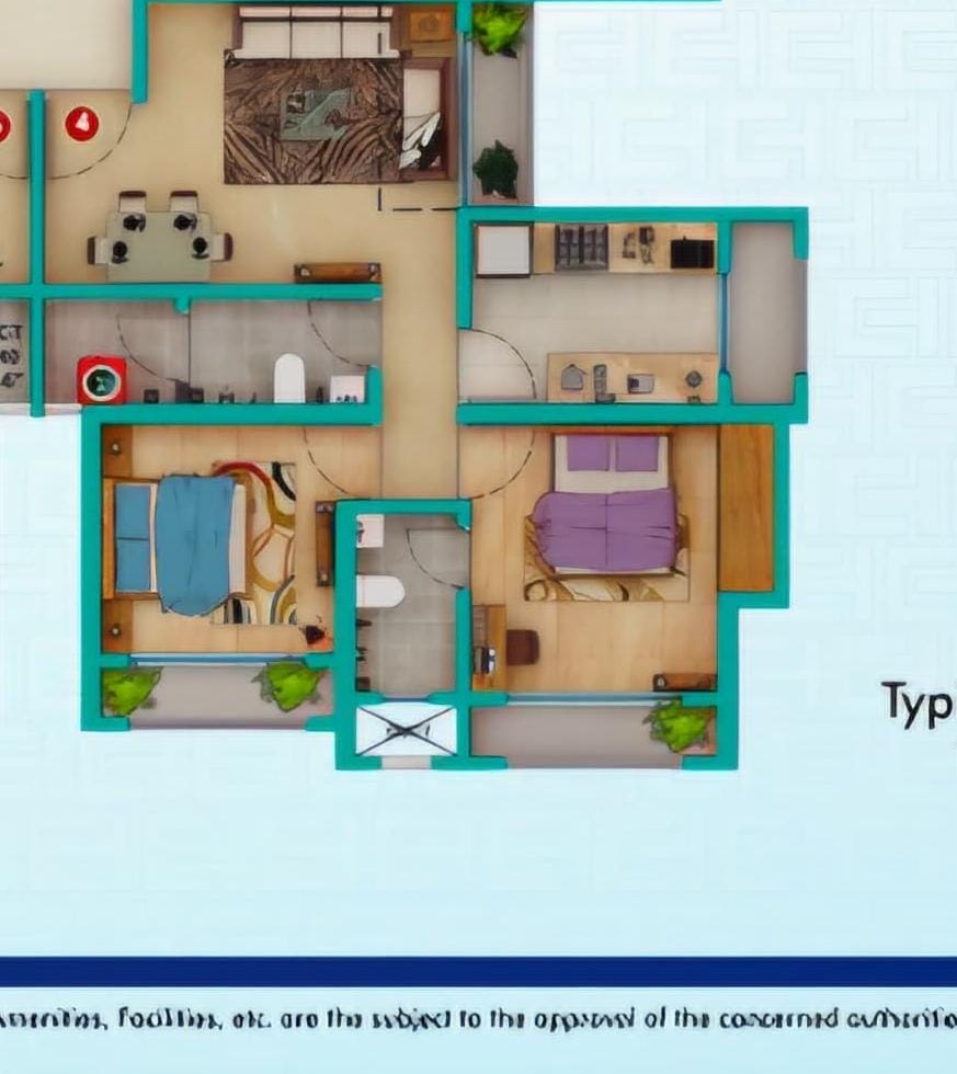 1.5 BHK + Study Room,Extra Room Apartment For Sale in Siddhi Highland Springs