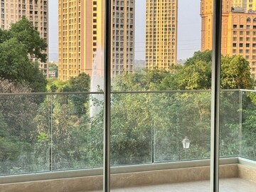 Balcony in 4 BHK Apartment at Hiranandani Lake Enclave, Ghodbunder Road – for Rent