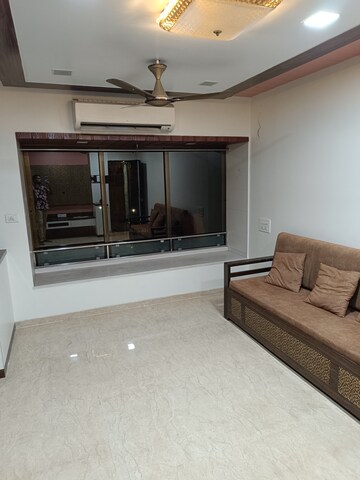 Living Room in 1 BHK Apartment at Safal Park, Nerul – for Rent