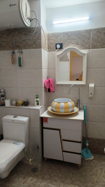 Bathroom in 4 BHK Builder Floor at Shree Vardhman Flora, Sector 90 – for Sale