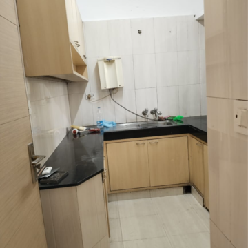 Kitchen in 2 BHK Builder Floor at Saket – for Rent