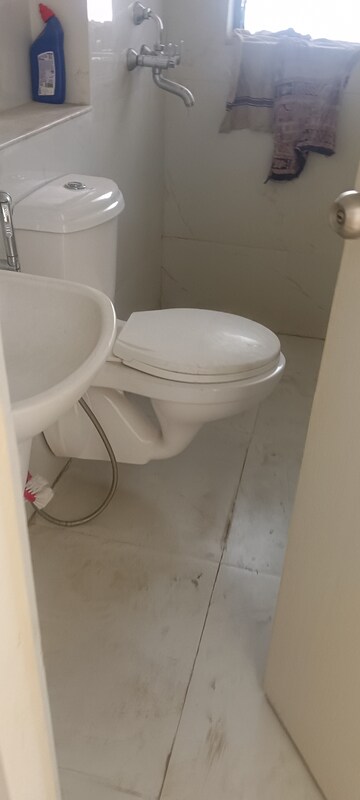 Bathroom in 1 BHK Apartment at Runwal Gardens, Dombivli East – for Rent