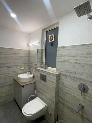 Bathroom in 1 BHK Builder Floor at Greenwood City, Sector 40 – for Rent