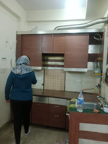 Kitchen in 2 BHK Builder Floor at RWA Gyan Khand 3, Indrapuram – for Rent
