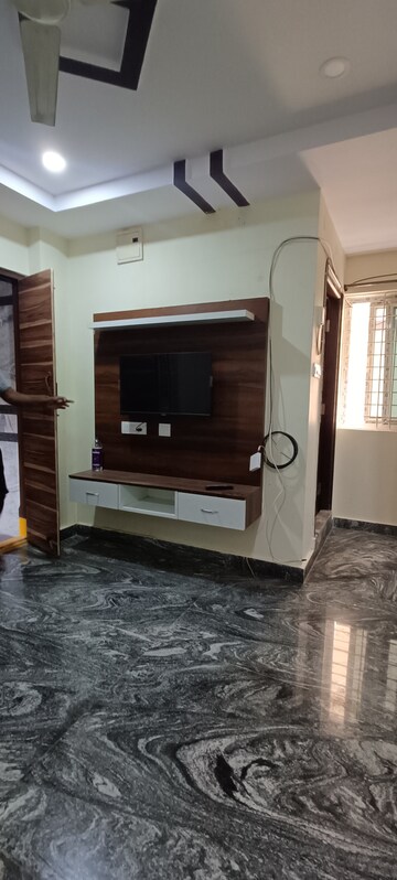 Living Room in 1 BHK Apartment at Ramky Towers Gachibowli, Gachibowli – for Rent