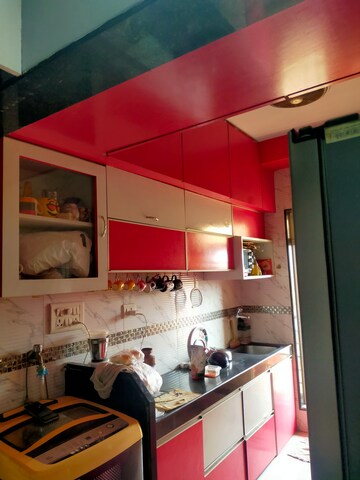 Kitchen in 1 BHK Apartment at Agarwal Solitaire, Virar West – for Rent