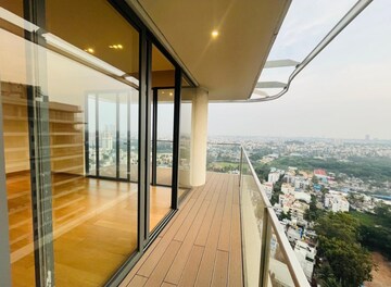 Balcony in 4 BHK Apartment at Embassy Lake Terrace, Hebbal – for Rent