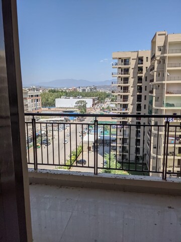 Balcony in 4 BHK Apartment at Hanumant Bollywood Heights-2, Dhakoli Village – for Sale