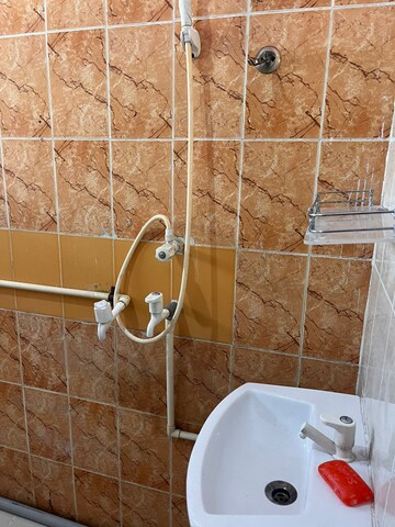 Bathroom in 3 BHK Apartment at Paarth Aadyant, Gomti Nagar – for Rent
