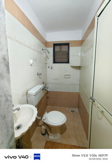 Bathroom in 2 BHK Apartment at Seawoods – for Rent