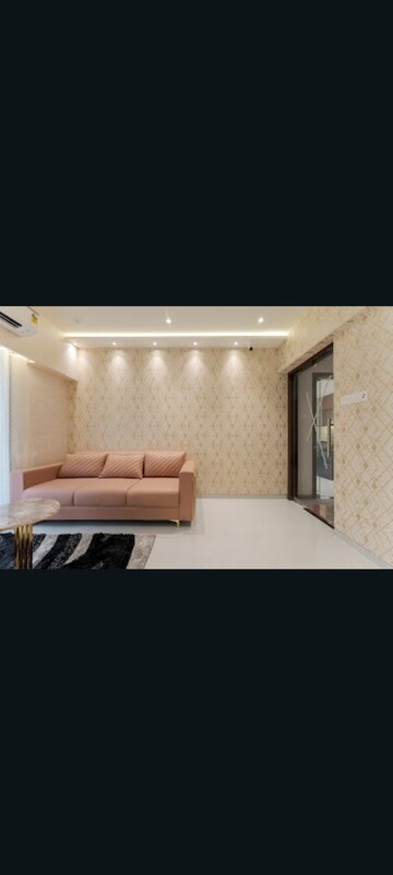 Living Room in 1 BHK Apartment at Shreenath Aai Satidevi Paradise, Mulund West – for Sale